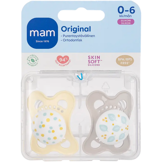 MAM Original 0-6kk sil 2kpl｜None MAM Original 0-6 个月 sil 2kpl