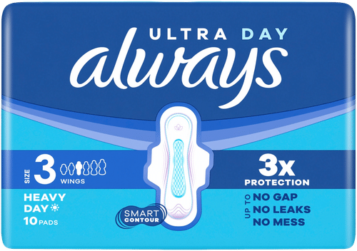 Always 10kpl Ultra Long Plus 3 siivekkeillä terveysside