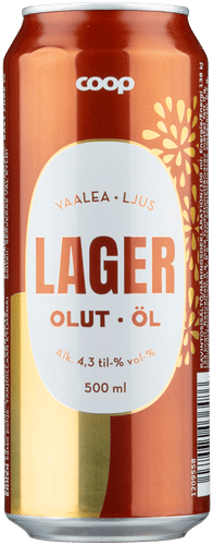 Coop 拉格饮品 4.3% 罐装 0,5 l