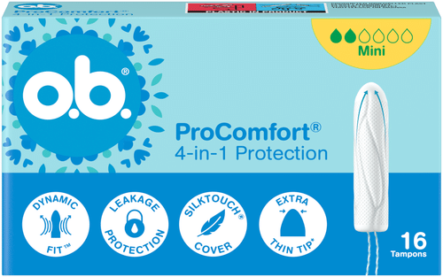o.b.® ProComfort® Mini tamponi 16 kpl