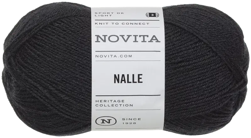 Novita Nalle 100克 099 烟黑｜Novita Nalle 100g 099 noki