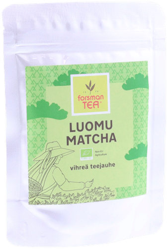 Forsman tea Luomu Matcha vihreä teejauhe vakuumipussi 50 g｜Forsman 茶有机抹茶绿茶粉真空袋 50 g