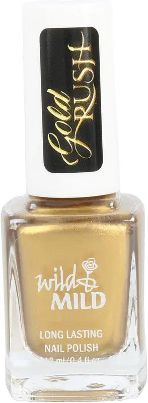 Wild&Mild Gold Rush指甲油GR04金色碎片 12 ml｜Wild&Mild Gold Rush nail polish GR04 Gold Flakes 12 ml