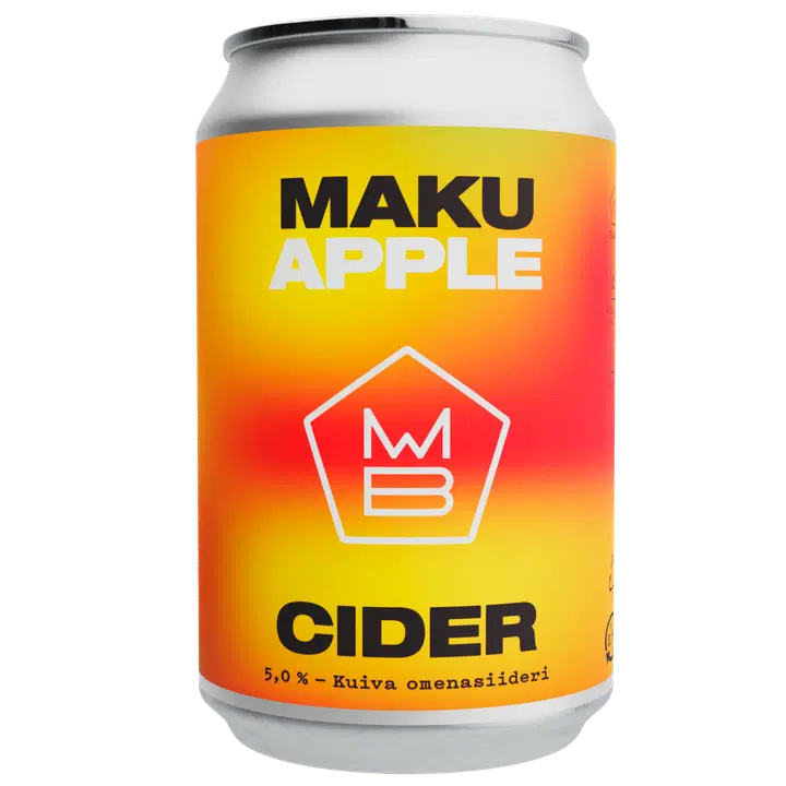 Maku Brewing Apple Cider 5% 0,33l tölkki｜Maku Brewing 苹果饮品 5% 0.33l 罐装