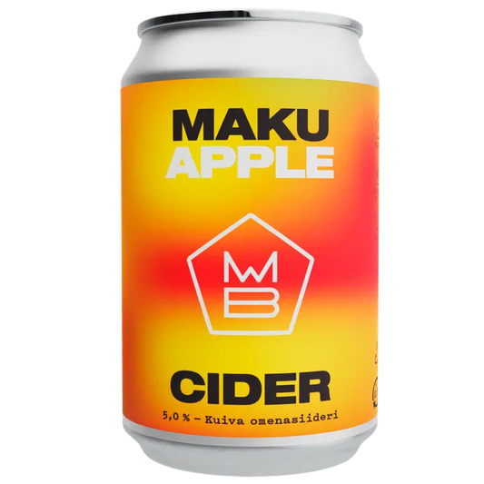 Maku Brewing Apple Cider 5% 0,33l tölkki｜Maku Brewing 苹果饮品 5% 0.33l 罐装