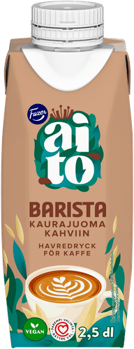 Fazer Aito 燕麦饮品咖啡师版2.5分升｜Fazer Aito Kaurajuoma barista 2,5dl