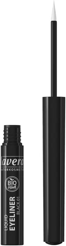 lavera 敏感肌液体眼线笔 2.8ml 黑色01｜lavera Trend Sensitive Liquid Eyeliner nestemäinen silmänrajauskynä 2,8ml Black 01