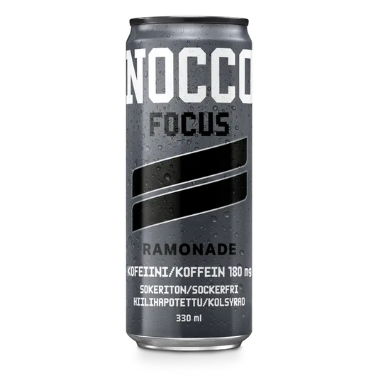 NOCCO FOCUS Ramonade hiilihapotettu energiajuoma 330ml｜Nocco FOCUS Ramonade 碳酸能量饮料 330ml
