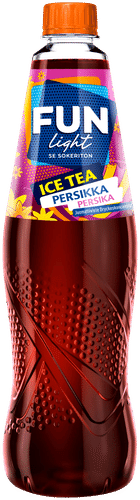 FUN Light Ice Tea persikka jääteen makuinen juomatiiviste 0,5l｜Fun Light 冰茶桃子冰茶味浓缩饮料 0,5l