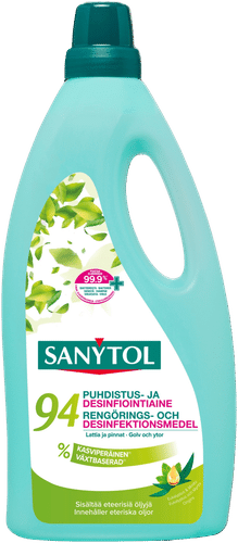 Sanytol 1l Puhdistus- ja desinfiointiaine Lattia ja pinnat, 94% kasviperäiset ainesosat