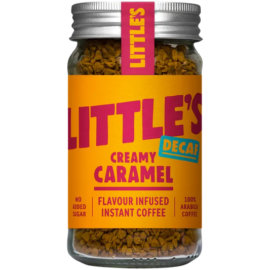 Little's Pikakahvi kofeiiniton Creamy Caramel 50g｜Little's 速溶咖啡脱咖啡因奶油焦糖 50g