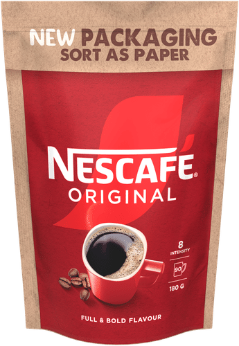 Nescafé Original 180g pikakahvi täyttöpussi｜Nescafé 原装180克速溶咖啡补充袋