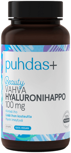 Puhdas+ 高含量透明质酸100mg 60 kaps