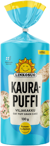 Linkosuo viljakakku kaurapuffi 130g｜Linkosuo 燕麦米饼 130g