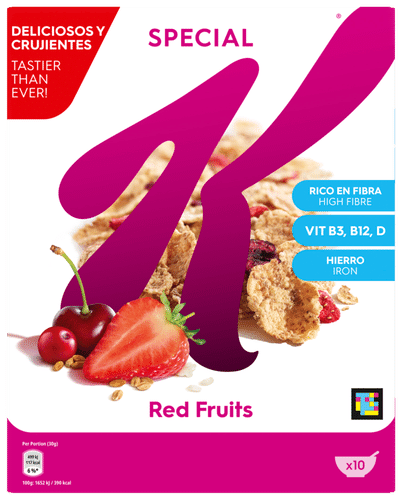 KELLOGG'S Special K Red Fruits 300g｜Kellogg's 特别K红果麦片 300g