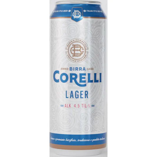 Birra Corelli lager 4,5% 0,5l oluttölkki｜Birra Corelli 饮料 4.5% 0.5l 饮料罐