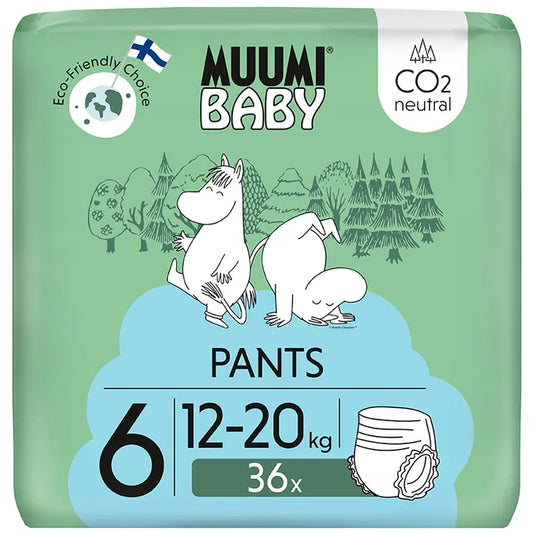 Muumi Baby Pants housuvaippa 6 - 36 kpl 12-20 kg｜Muumi Baby 裤型尿布6-36片12-20斤