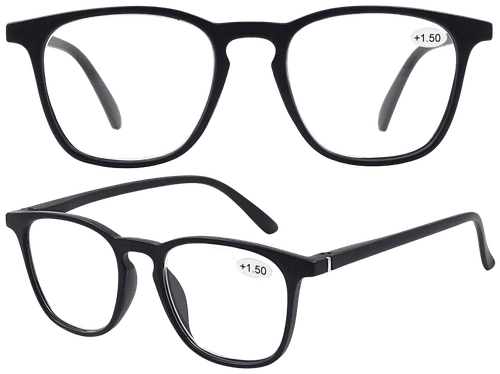 Eyeguard 黑色老花镜 U M +1.50