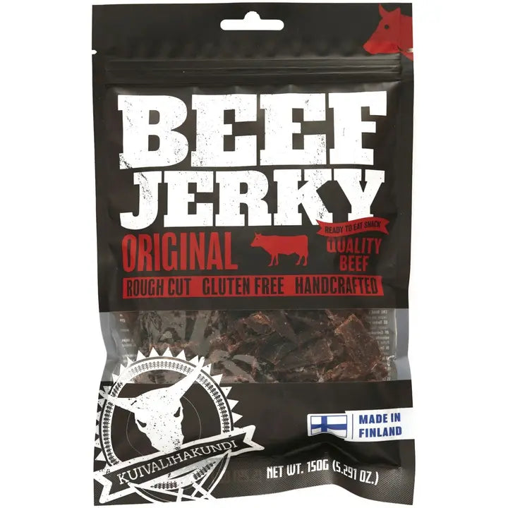 Kuivalihakundi Beef Jerky Original 150g-Kuivalihakundi 原味牛肉干 150g