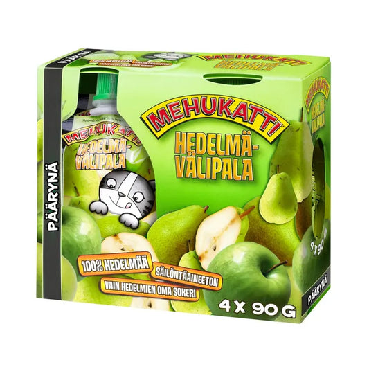Mehukatti päärynä hedelmävälipala 4x90g｜Mehukatti Hedelmävälipala 多汁的梨水果零食 4x90g