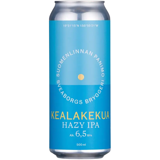 Suomenlinnan Panimo Kealakekua Hazy IPA 6,5% 50cl tölkki｜Suomenlinnan Panimo Kealakekua 朦胧 IPA 6.5% 50cl 罐装