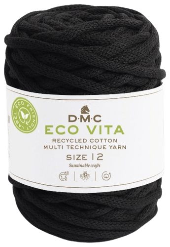 DMC Eco Vita编织线250克黑色