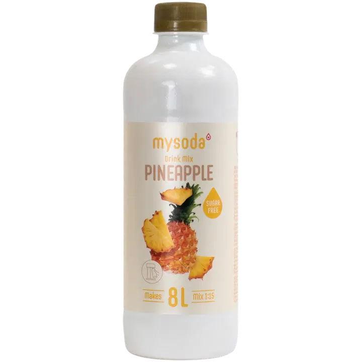 Mysoda Ananas Sokeriton Virvoitusjuomatiiviste 500ml｜MySoda 菠萝无糖浓缩软饮料 500ml