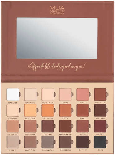 MUA Make Up Academy Ultimate Obsession 24色哑光裸色眼影盘26.4克