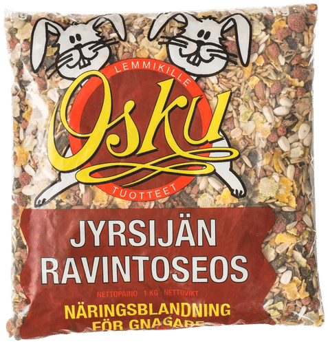 Osku 1kg jyrsijän ravintoseos