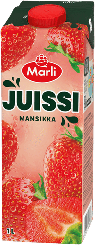 Marli Juissi Mansikkamehujuoma 1 L｜Juissi Marli Juissi 草莓汁饮料 1 L