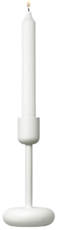 Iittala 圆形烛台 183毫米 白色｜Iittala Nappula kynttilänjalka 183mm valkoinen