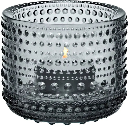 Iittala Kastehelmi 烛台 64毫米 灰色