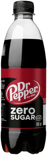 Dr Pepper 零度汽水塑料瓶 0,5 L