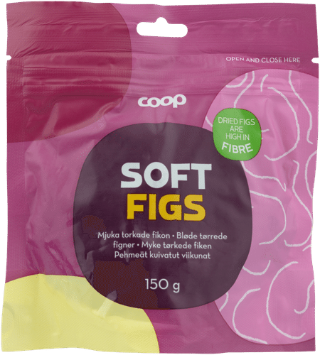 Coop pehmeät kuivatut viikunat 150 g