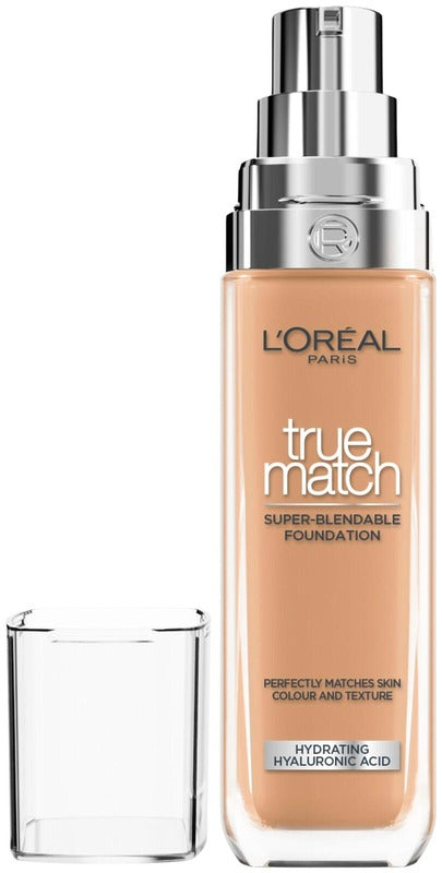 L'Oréal Paris True Match粉底液 7.W Ambre Gold 30ml｜L'Oréal Paris True Match meikkivoide 7.W Ambre Gold 30ml
