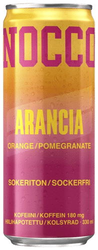 Nocco BCAA 橙味气泡能量饮料 330ml｜NOCCO BCAA Arancia hiilihapotettu energiajuoma 330ml