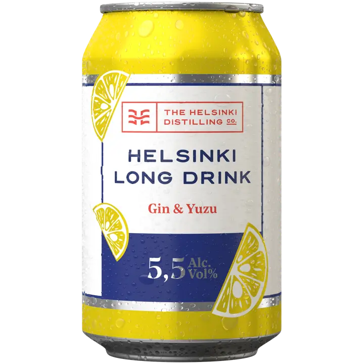 Helsinki Long Drink Gin&Yuzu 5,5 % 0,33 l tlk｜Helsinki 长饮杜松子饮品和柚子 5.5% 0.33 l tlk