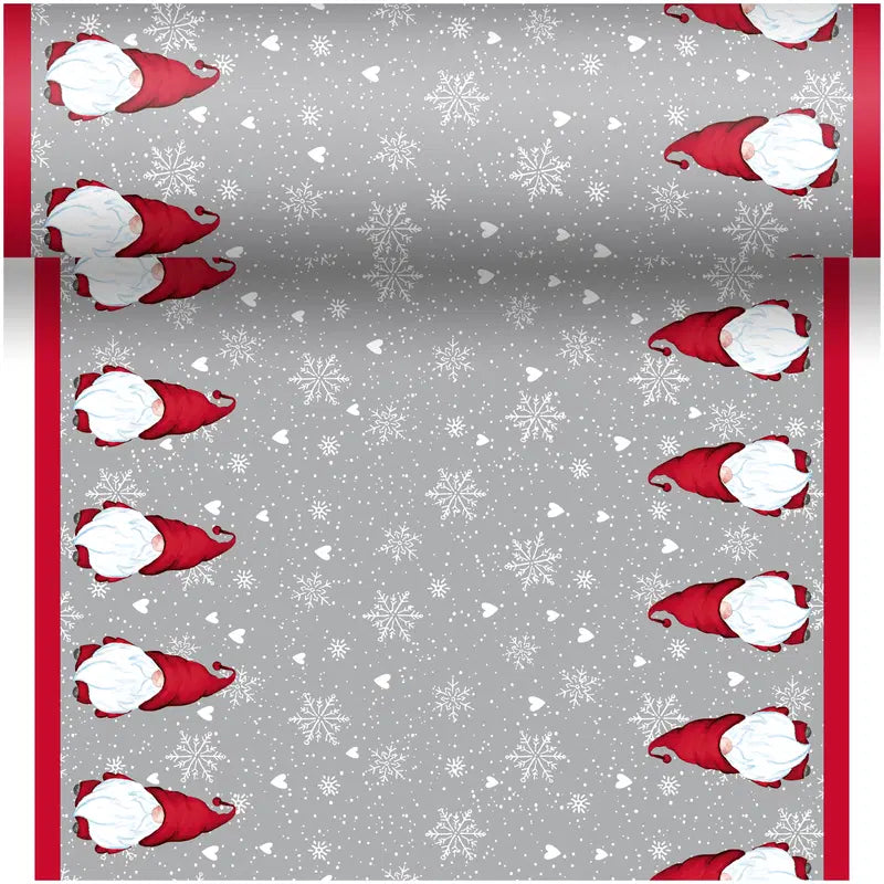 Duni Dunicel® 0.4 x 4.8米 冬雪花 打孔横卷巾｜DUNI Dunicel® 0,4  x  4,8m Winter Flakes perforoitu poikkiliina