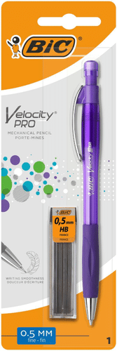 BiC Velocity Pro 自动铅笔 0.5 + 铅芯12支装