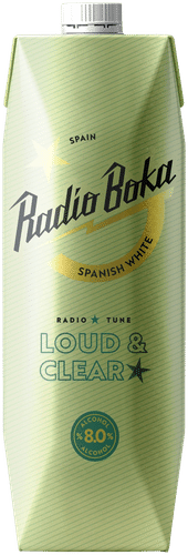 Radio Boka Spanish White 8 til-% 1l tetra x 10