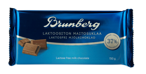 Brunberg 无乳糖牛奶巧克力 150 g｜Brunberg Laktoositon maitosuklaa 150 g