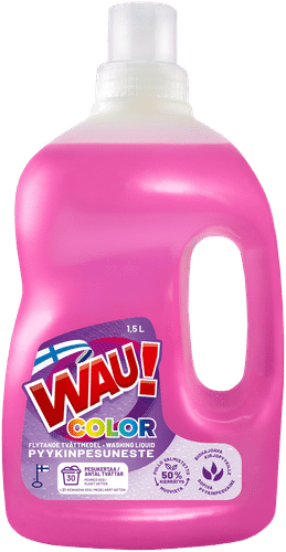WAU 洗衣液 1.5升 彩色