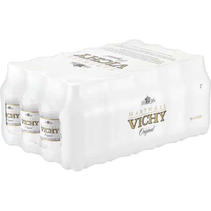 24 x Hartwall Vichy Original kivennäisvesi 0,33 l｜Hartwall Vichy 24 x Hartwall 薇姿原味矿泉水 0,33 l
