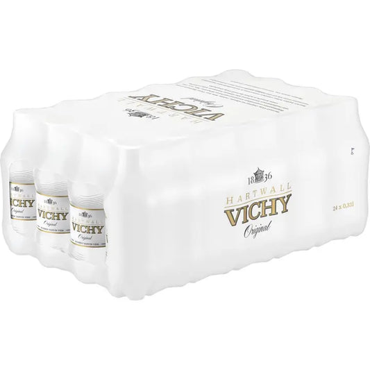 24 x Hartwall Vichy Original kivennäisvesi 0,33 l｜Hartwall Vichy 24 x Hartwall 薇姿原味矿泉水 0,33 l