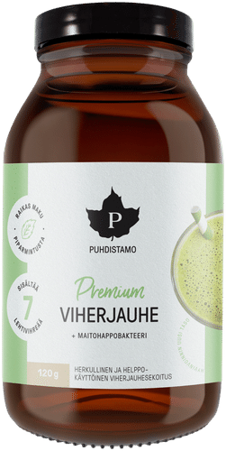 Puhdistamo Premium 绿色粉 + 乳酸菌 120 g