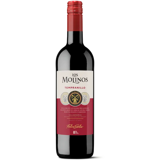 Los Molinos Red 8,0 til-% 75cl pullo｜Los Molinos 红色 8.0 vol% 75cl 瓶