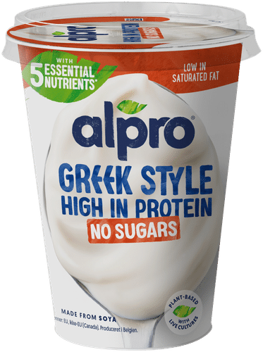 Alpro 希腊式无糖发酵大豆制品，原味 400g