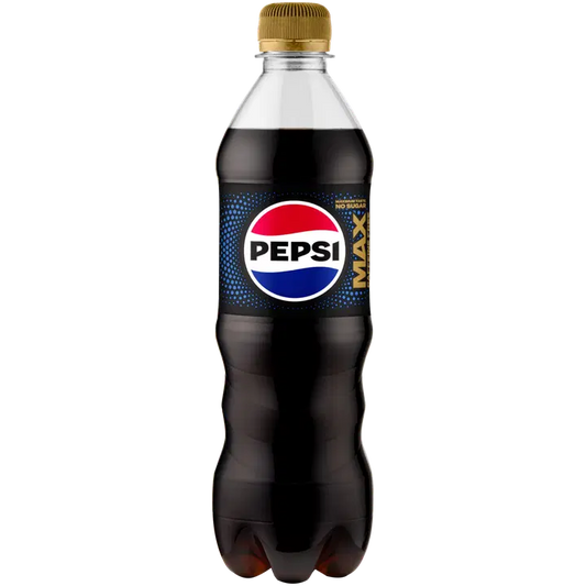 Pepsi Max Caffeine-Free virvoitusjuoma 0,5 l｜Pepsi MAX 不含咖啡因的软饮料 0,5 l