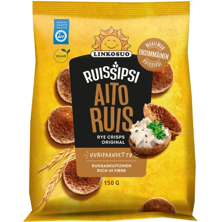 Linkosuo Ruissipsi Aito 150g-Linkosuo 黑麦薯片 正品 150g