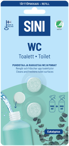 SINI 马桶清洁剂补充装 – 2 tablettia